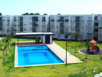 Departamento en  venta de 3 recamaras y alberca a 5 min de FINSA