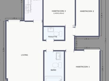 VENTA 3AMB C/ESTUDIO HECHO A NUEVO BARRACAS