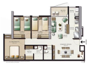 VENTA de APARTAMENTO en ITAGUI