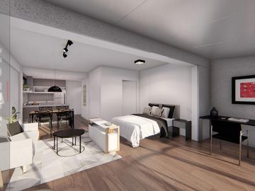 Departamento 2 amb A/Estrenar al Frente - Balcón Aterrazado - Terraza c/Parrilla