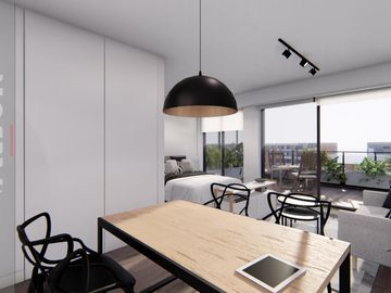 Departamento 2 amb A/Estrenar al Frente - Balcón Aterrazado - Terraza c/Parrilla