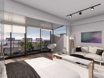 Departamento 2 amb A/Estrenar al Frente - Balcón Aterrazado - Terraza c/Parrilla