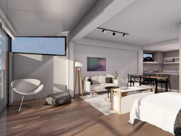 Departamento 2 amb A/Estrenar al Frente - Balcón Aterrazado - Terraza c/Parrilla