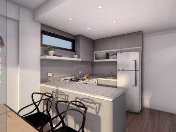 Departamento 2 amb A/Estrenar al Frente - Balcón Aterrazado - Terraza c/Parrilla