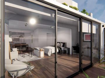 Departamento 2 amb A/Estrenar al Frente - Balcón Aterrazado - Terraza c/Parrilla