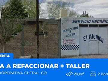 VENTA CASA A REFACCIONAR MAS TALLER