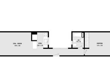 Departamento en venta un dormitorio, la plata