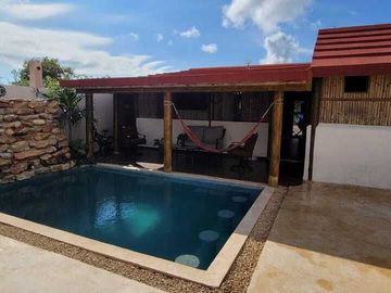 Casa campestre en venta en Residencial Jardines de Dzemul