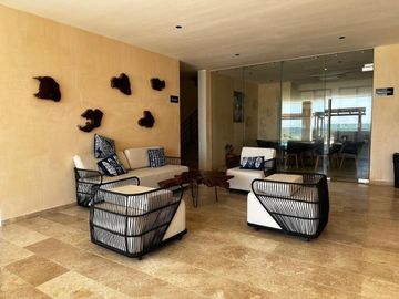 Venta de departamento de 3 hab, ZIRENE frente al mar, en Chicxulub, Prog. Yuc.