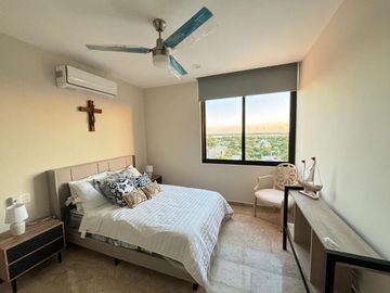 Venta de departamento de 3 hab, ZIRENE frente al mar, en Chicxulub, Prog. Yuc.