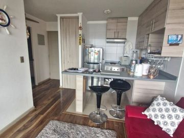 se vende departamento 1 dorm. en calle rio grande concon
