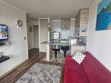 se vende departamento 1 dorm. en calle rio grande concon