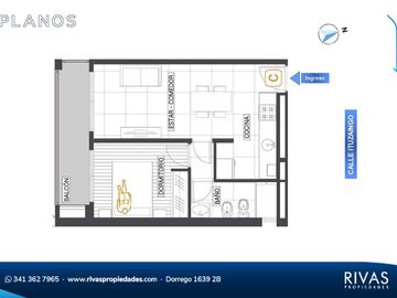 VENTA. Departamento de un dormitorio.  Calidad constructiva. Amenities. Abasto, Rosario