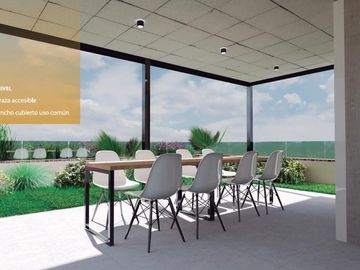 VENTA departamento de dos dormitorios y dos baños, con terraza exclusiva. Abasto, Rosario