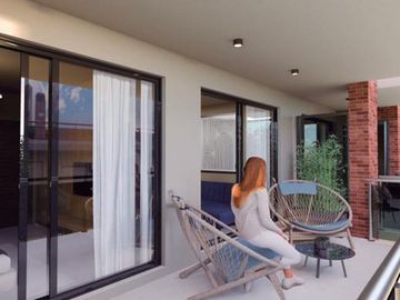 VENTA departamento de dos dormitorios y dos baños, con terraza exclusiva. Abasto, Rosario