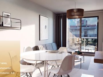 VENTA departamento de dos dormitorios y dos baños, con terraza exclusiva. Abasto, Rosario