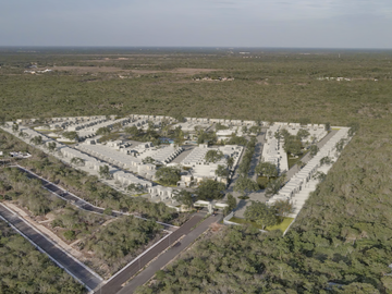 Casa en venta en Privada Residencial de Conkal de dos habitaciones