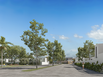 Casa en venta en Privada Residencial de Conkal de dos habitaciones