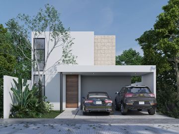 Casa en venta en Privada Residencial de Conkal de dos habitaciones