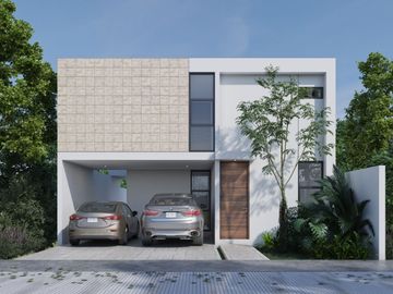 Casa en venta en Privada Residencial de Conkal de tres habitaciones