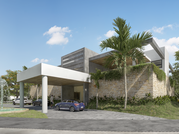Casa en venta en Privada Residencial de Conkal de tres habitaciones