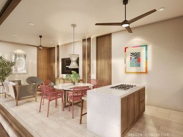Venta de departamento en copropiedad frente al Mar en Sisal