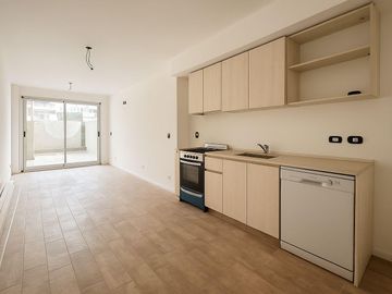Departamento 1amb Venta Boedo Sum con parrilla.