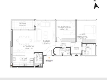 DEPARTAMENTO PREMIUM DE DOS DORMITORIOS VENTA PISCINA Y SOLARIUM CENTRO ROSARIO