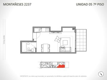 Departamento de 1 Ambiente en Venta, Apto Profesional a Estrenar en Belgrano
