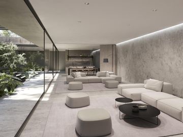 Departamento 3 ambientes con balcón aterrazado y parrilla en  Belgrano Chico.
