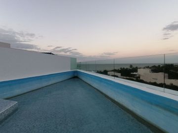 DEPARTAMENTO EN VENTA PLAYA MERIDA, 3 RECÁMARAS. TOTALMENTE AMUEBLADO