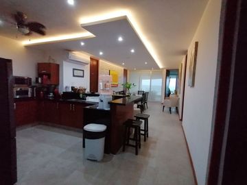 DEPARTAMENTO EN VENTA PLAYA MERIDA, 3 RECÁMARAS. TOTALMENTE AMUEBLADO