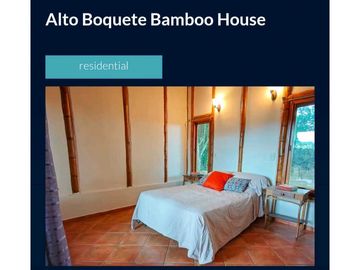 VENDO.CASA TERRENO.DE.1800MTS LAS.TRANCAS.DE.BOQUETE