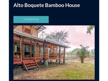 VENDO.CASA TERRENO.DE.1800MTS LAS.TRANCAS.DE.BOQUETE
