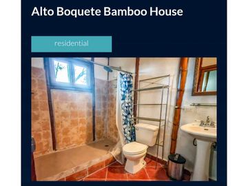 VENDO.CASA TERRENO.DE.1800MTS LAS.TRANCAS.DE.BOQUETE