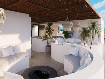 ESTUDIO EN VENTA EN PLAYA DEL CARMEN CON ALBERCA/GIMNACIO/ROOFTOP