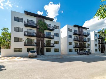 Departamento en  TULUM, 2 recamaras , cerca de playa, alberca , area de ejercicio