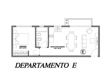 Departamento 2 ambientes a estrenar. Vicente López