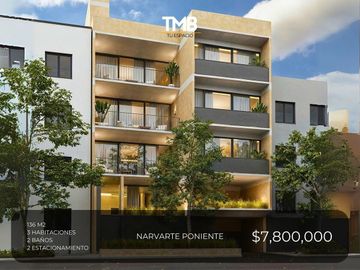 Departamento en Venta en Narvarte Poniente