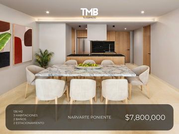 Departamento en Venta en Narvarte Poniente
