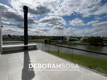 Casa al Agua en Alquiler - 6 amb con Pileta Barrio El Cantón Zona Norte Escobar