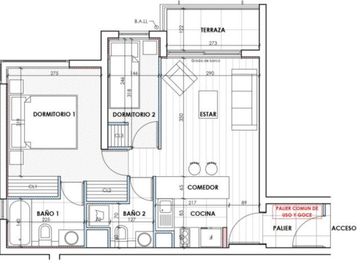 Departamento en venta en LA FLORIDA