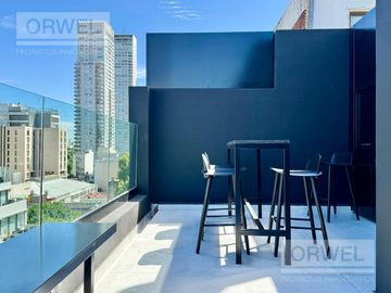 GRAN Monoambiente en Palermo H. THE MARK, MUY LUMINOSO Y ESPACIOSO. AMENITIES. SEG. 24 HS.