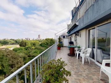 Departamento 4AMB con balcón terraza con gran vista al Parque Chacabuco
