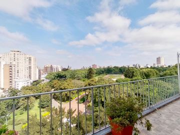 Departamento 4AMB con balcón terraza con gran vista al Parque Chacabuco