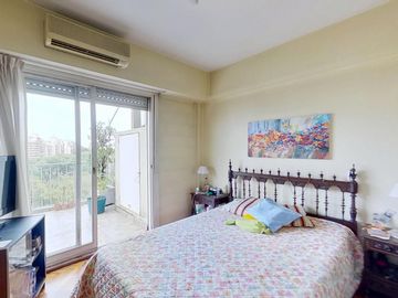 Departamento 4AMB con balcón terraza con gran vista al Parque Chacabuco