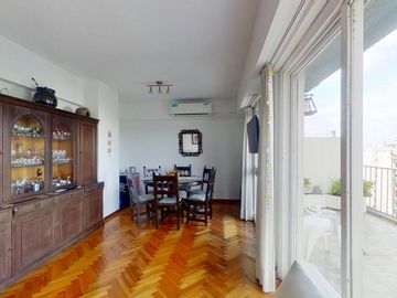Departamento 4AMB con balcón terraza con gran vista al Parque Chacabuco