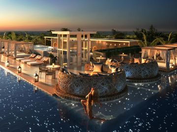 Departamento DE LUJO en  venta en TULUM, ESTILO GRIEGO A 4 MIN DEL MAR