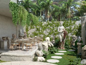 Departamento DE LUJO en  venta en TULUM, ESTILO GRIEGO A 4 MIN DEL MAR
