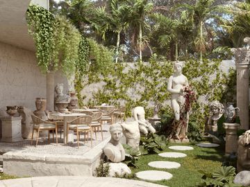 Departamento DE LUJO en  venta en TULUM, ESTILO GRIEGO A 4 MIN DEL MAR